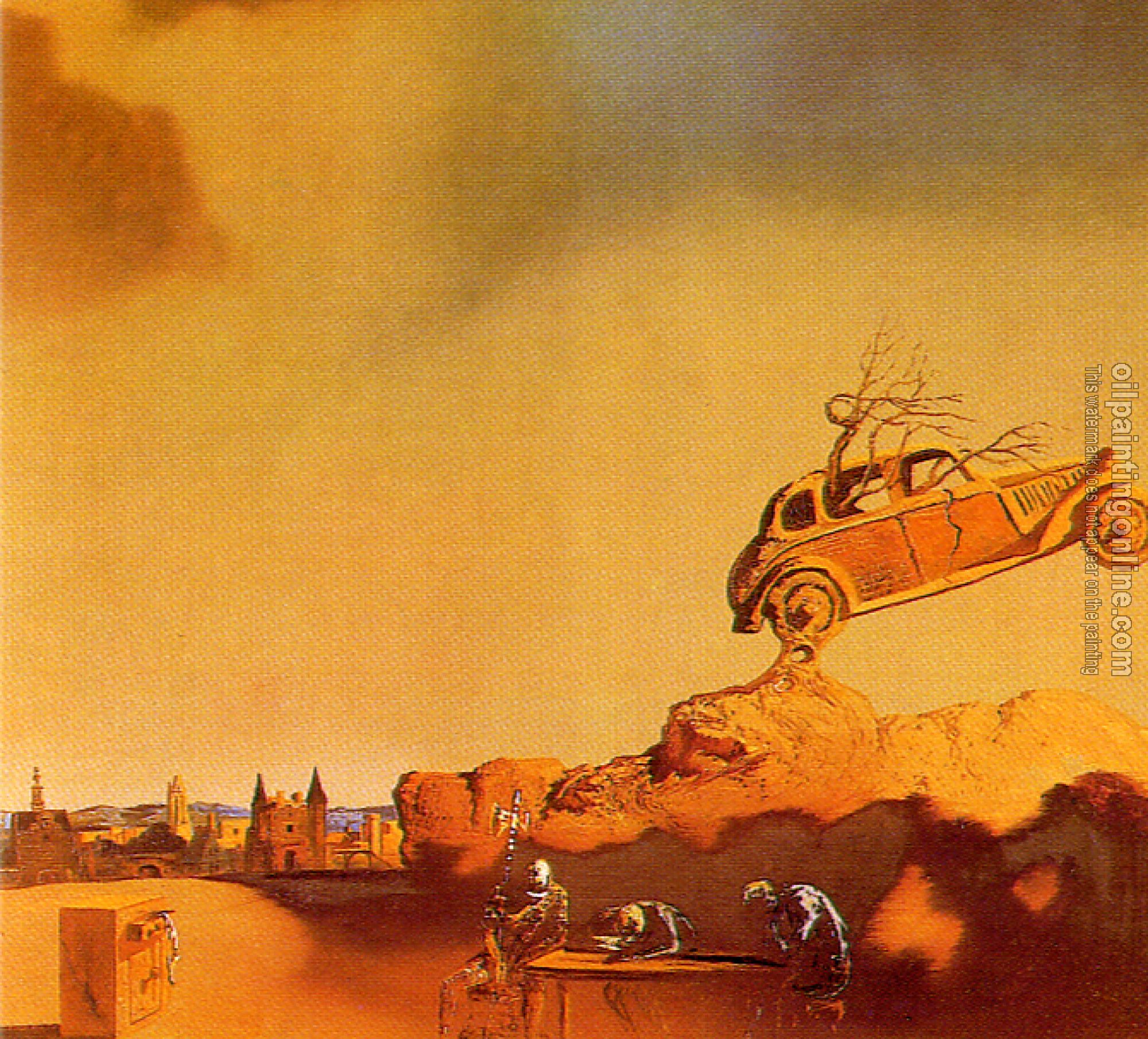 Dali, Salvador - Apparition of the Town of Delft